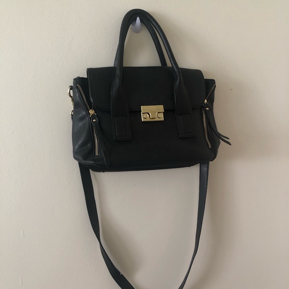 Forever 21 Black Large Crossbody or Shoulder Bag